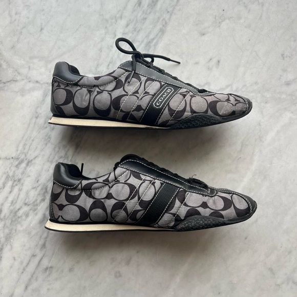 Coach Kirby Sneakers – Rare 2000s Monogram Streetwear (Women’s 11 / Men’s 9.5) - Picture 1 of 8